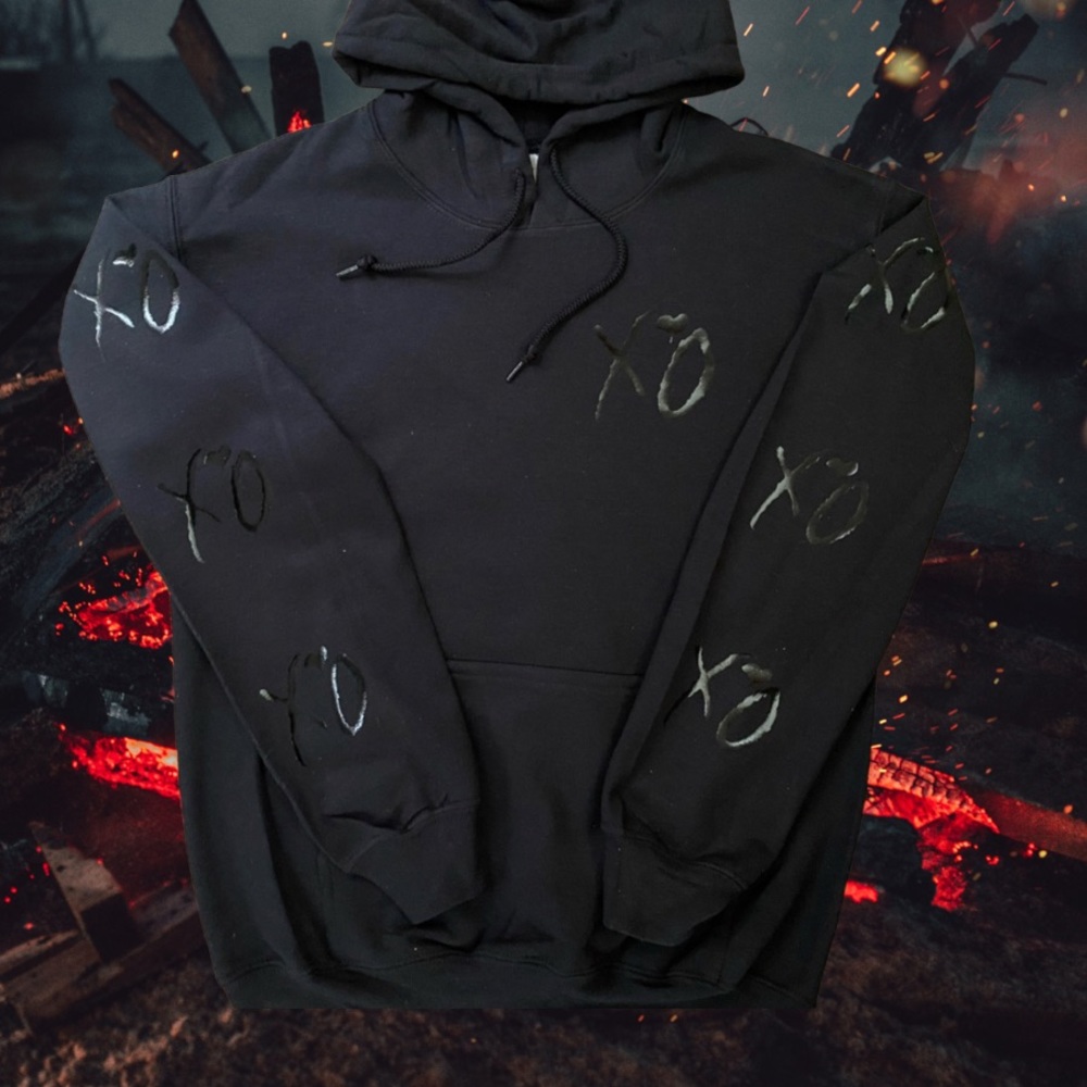 XO The Weeknd Hoodie (black ) (black design)